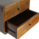 Martino Wall Mounted 2 Drawers Bedside Table by Lavishway | Bedside Tables-21245