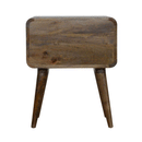 Martino Solid Wood 2 Drawers Bedside Table by Lavishway | Bedside Tables-21211