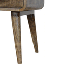 Martino Solid Wood 2 Drawers Bedside Table by Lavishway | Bedside Tables-21215