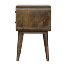 Martino Solid Wood 2 Drawers Bedside Table by Lavishway | Bedside Tables-21212