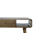 Martino 2 Drawers Curved Coffee Table by Lavishway | Coffee Tables-21185