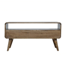 Martino Curved Grey Media Unit by Lavishway | TV Units Cabinets-21197