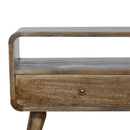 Martino Curved Grey Media Unit by Lavishway | TV Units Cabinets-21196