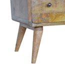 Martino Oak Finish Mango Wood 3 Drawers Chest by Lavishway | Chest Of Drawers-21138