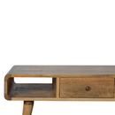 Martino 2 Drawers Curved Coffee Table by Lavishway | Coffee Tables-21186