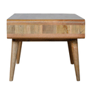 Martino 2 Drawers Curved Coffee Table by Lavishway | Coffee Tables-21177