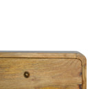 Curved Wall Mounted 2 Drawers Bedside Table by Lavishway | Bedside Tables-22924