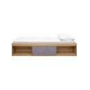 Dakota Oak Effect Cabinet Bed in Grey by Lavishway | Wooden Beds-33669