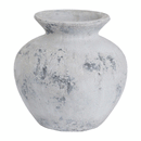Darcy Antique White Ceramic Vase by Lavishway | Vases-51055