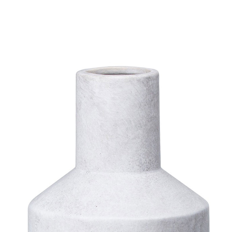 Darcy Natural Stone Finish Sutra Vase by Lavishway | Vases-50981