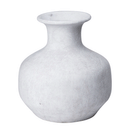 Darcy Natural Stone Finish Squat Vase by Lavishway | Vases-51046