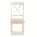 Davenport Ivory Painted Wooden Dining Chair by Lavishway | Dining Chairs-20422