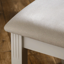 Davenport Ivory Painted Wooden Dining Chair by Lavishway | Dining Chairs-20424