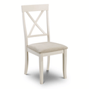 Davenport Ivory Painted Wooden Dining Chair by Lavishway | Dining Chairs-20421