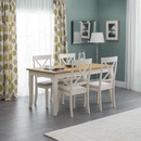 Davenport Ivory Painted Wooden Dining Chair by Lavishway | Dining Chairs-20420