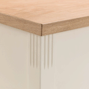 Davenport Oak Top Storage Bench In Ivory by Lavishway | Dining Benches-20367