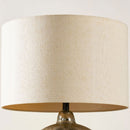 Dawkins Ceramic Round Table Lamp by Lavishway | Table Lamps-23334