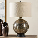 Dawkins Ceramic Round Table Lamp by Lavishway | Table Lamps-23333