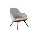 Debonaire Velvet Back & Fabric Seat Armchair by Lavishway | Armchairs-23244