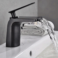 Solid Brass Waterfall Bathroom Basin Tap by Lavishway | Bathroom Faucet-49226
