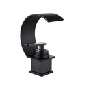 Waterfall Style Curved Shape Bathroom Tap by Lavishway | Bathroom Faucet-49344