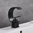 Waterfall Style Curved Shape Bathroom Tap by Lavishway | Bathroom Faucet-49346