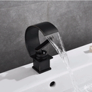 Waterfall Style Curved Shape Bathroom Tap by Lavishway | Bathroom Faucet-49342