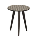 Deco Black Resin Inlay Top End Table by Lavishway | Side Tables-60488