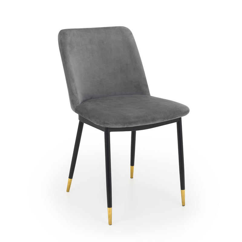 Delaunay Modern Velvet Dining Chair by Lavishway | Dining Chairs-20407