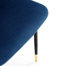 Delaunay Modern Velvet Dining Chair by Lavishway | Dining Chairs-20413