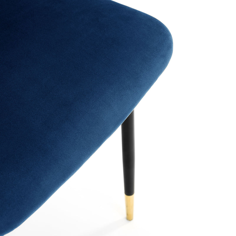 Delaunay Modern Velvet Dining Chair by Lavishway | Dining Chairs-20413