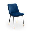 Delaunay Modern Velvet Dining Chair by Lavishway | Dining Chairs-20408