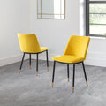 Delaunay Modern Velvet Dining Chair by Lavishway | Dining Chairs-20402