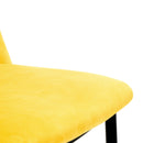 Delaunay Modern Velvet Dining Chair by Lavishway | Dining Chairs-20417