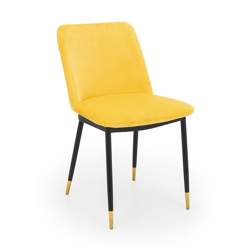 Delaunay Modern Velvet Dining Chair by Lavishway | Dining Chairs-20410