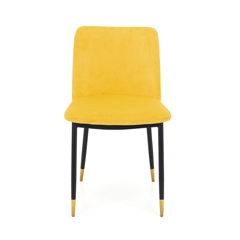 Delaunay Modern Velvet Dining Chair by Lavishway | Dining Chairs-20412