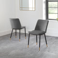 Delaunay Modern Velvet Dining Chair by Lavishway | Dining Chairs-20403