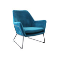 Delilah Upholstered Velvet Armchair by Lavishway | Armchairs-23238