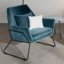 Delilah Upholstered Velvet Armchair by Lavishway | Armchairs-23234