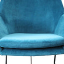 Delilah Upholstered Velvet Armchair by Lavishway | Armchairs-23240