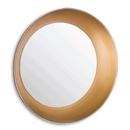 Devant Gold Rimmed Wall Mirror by Lavishway | Wall Mirrors-50399