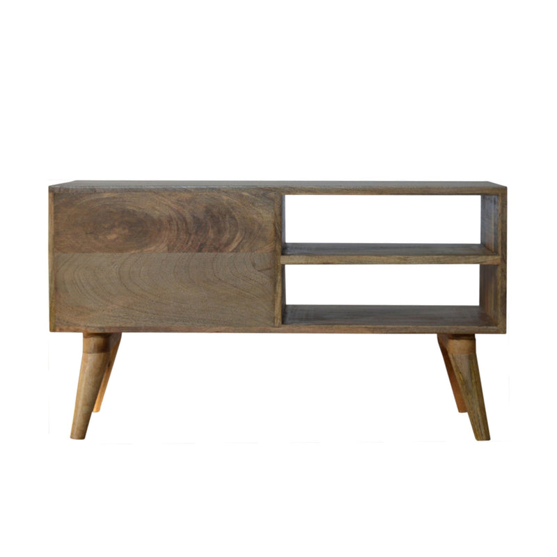 Diamond Carved 2 Drawers Media Unit by Lavishway | TV Units Cabinets-60454