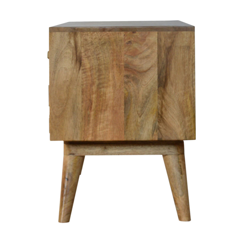 Diamond Carved 2 Drawers Media Unit by Lavishway | TV Units Cabinets-60453