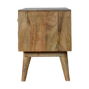 Diamond Carved 2 Drawers TV Unit by Lavishway | TV Units Cabinets-60398