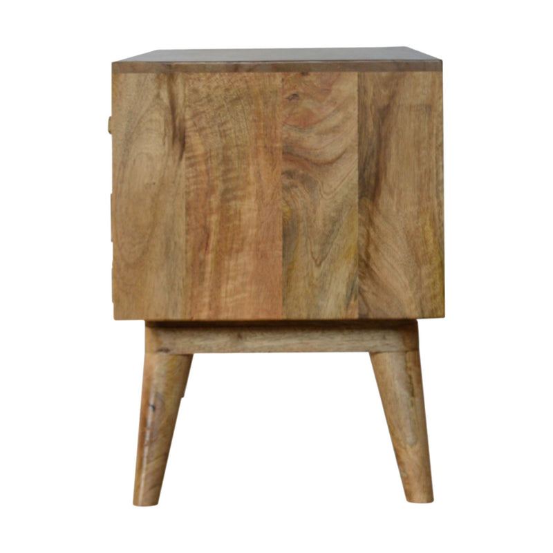 Diamond Carved 2 Drawers TV Unit by Lavishway | TV Units Cabinets-60398