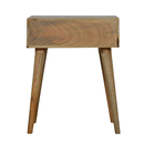 Diamond Carved 1 Drawer Bedside Table by Lavishway | Bedside Tables-60474