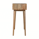 Diamond White Carved 2 Drawers Console Table by Lavishway | Hallway Console Table-60404