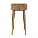 Diamond Carved 2 Drawers Console Table by Lavishway | Hallway Console Table-60432