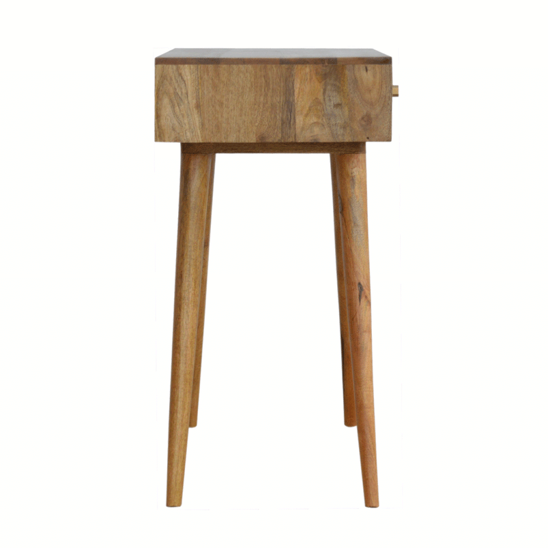 Diamond Carved 2 Drawers Console Table by Lavishway | Hallway Console Table-60432