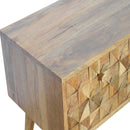 Diamond Carved Storage Hallway Bench by Lavishway | Benches & Storage Benches-60413